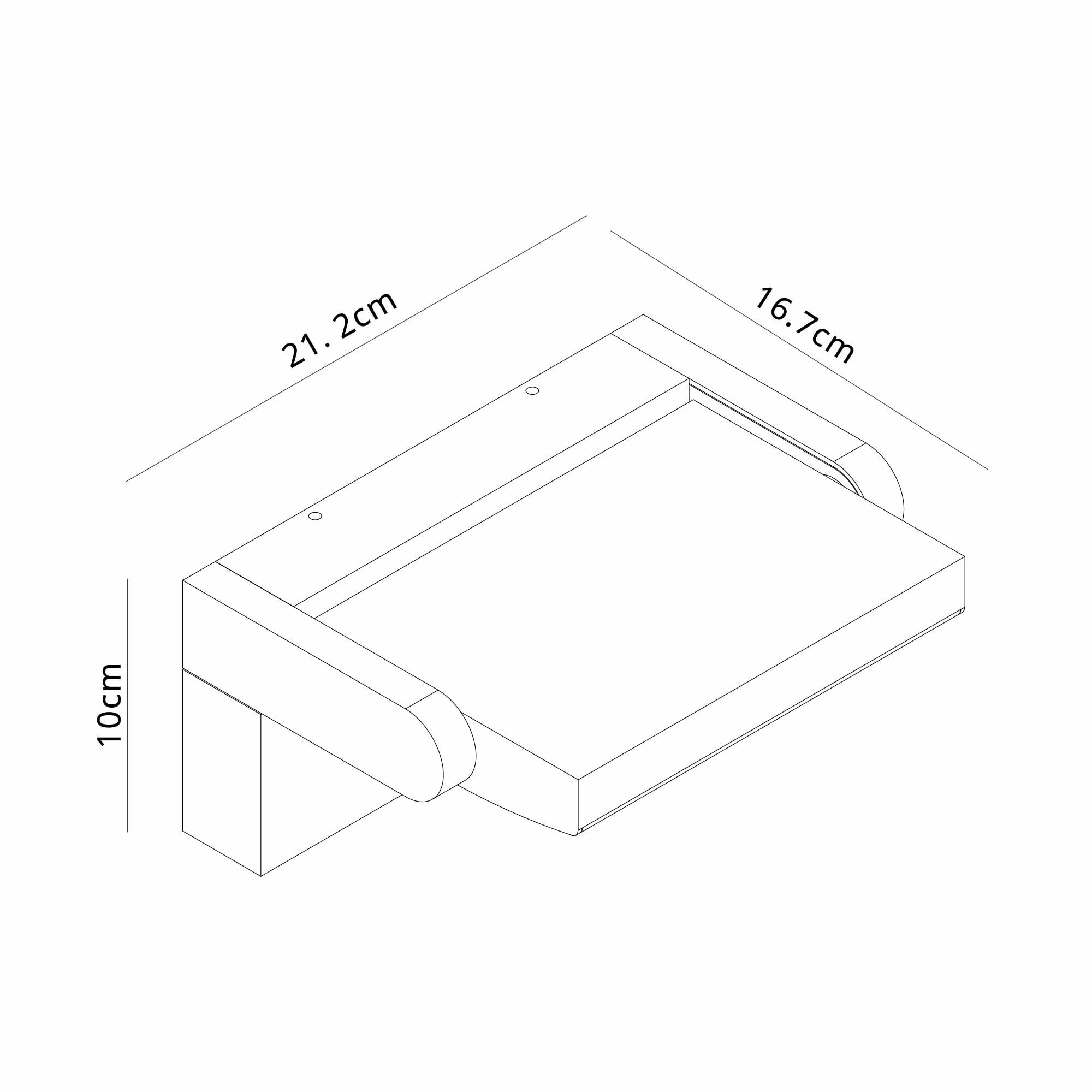 M8470 Cooper Outdoor LED Wall Lamp Adjustable White