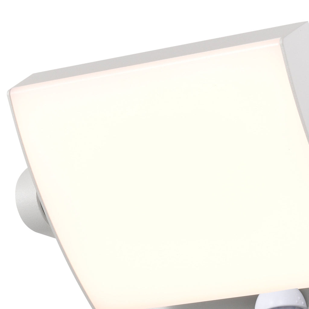 M8472 Cooper Outdoor LED Motion Sensor Wall Lamp Adjustable White