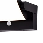 M8473 Cooper Outdoor LED Motion Sensor Wall Lamp Adjustable Black
