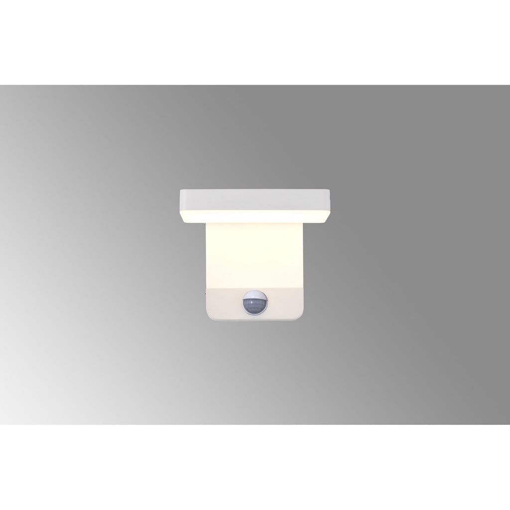 M8476 Cooper Outdoor LED Motion Sensor Wall Lamp White