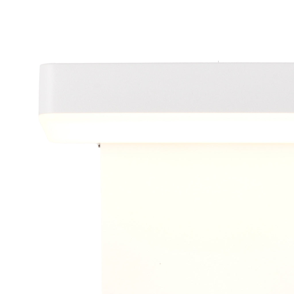 M8476 Cooper Outdoor LED Motion Sensor Wall Lamp White