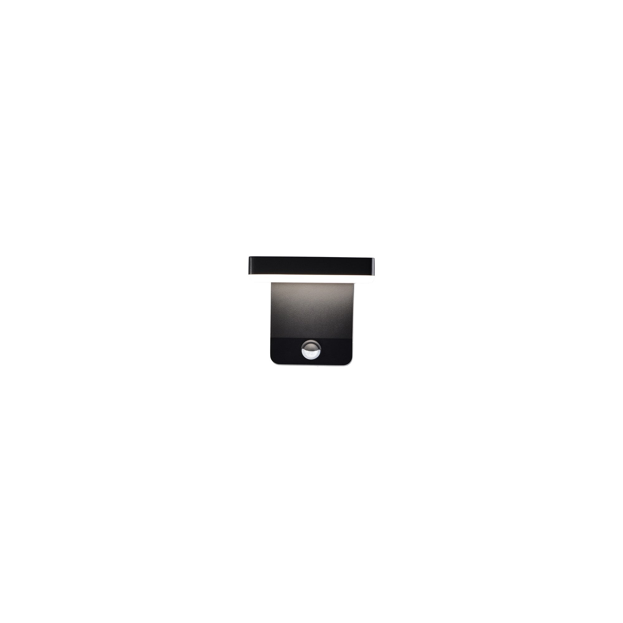 M8477 Cooper Outdoor LED Motion Sensor Wall Lamp Black
