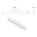 M8359 Creta LED Linear Track Light White