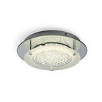 M5091 Cristal LED Flush Light 36cm Round 18W LED 4000K Polished Chrome / Cristal