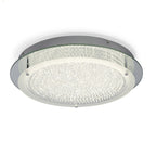 M5092 Cristal LED Flush Light 45cm Round 21W LED 4000K Polished Chrome / Cristal
