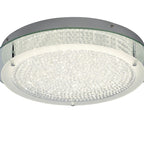 M5092 Cristal LED Flush Light 45cm Round 21W LED 4000K Polished Chrome / Cristal