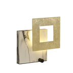 M8519 Dalia 25cm LED Table Lamp Gold/Marble White
