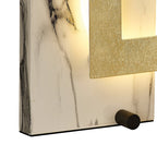 M8519 Dalia 25cm LED Table Lamp Gold/Marble White
