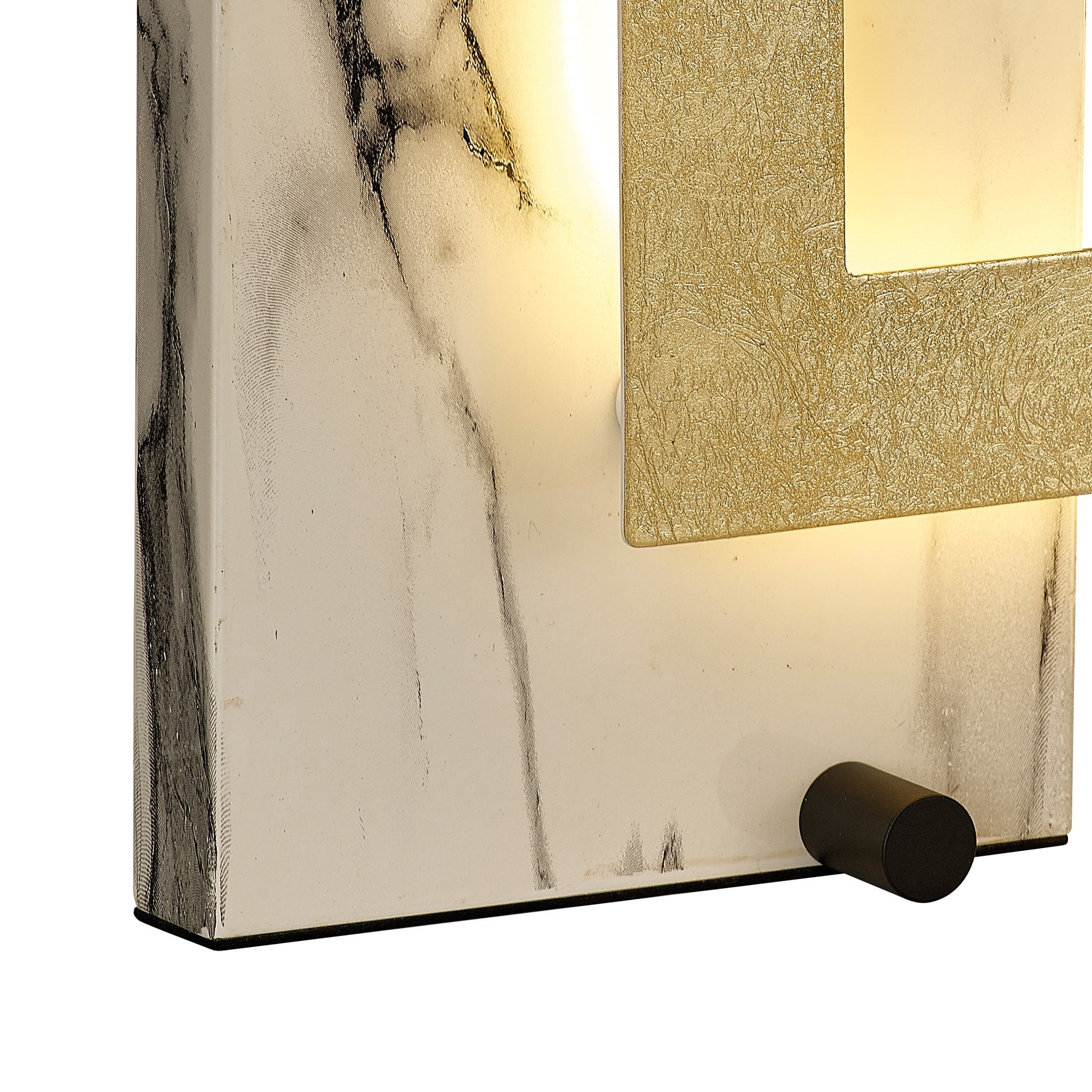 M8519 Dalia 25cm LED Table Lamp Gold/Marble White