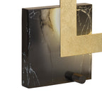 M8520 Dalia 25cm LED Table Lamp Gold/Marble Black