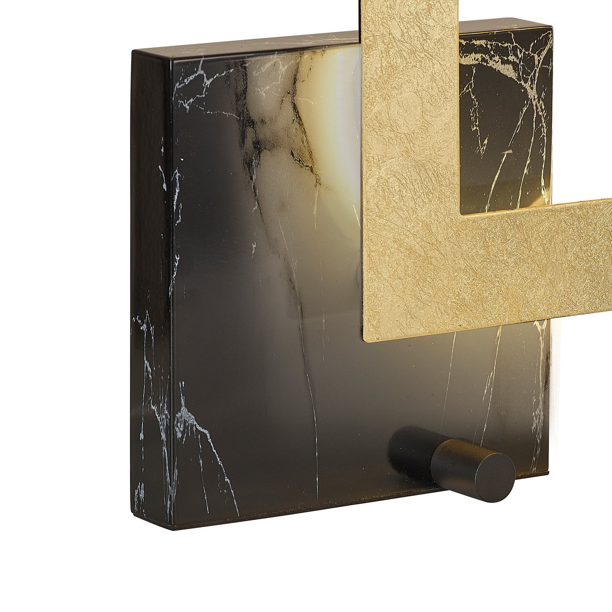 M8520 Dalia 25cm LED Table Lamp Gold/Marble Black