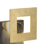 M8520 Dalia 25cm LED Table Lamp Gold/Marble Black