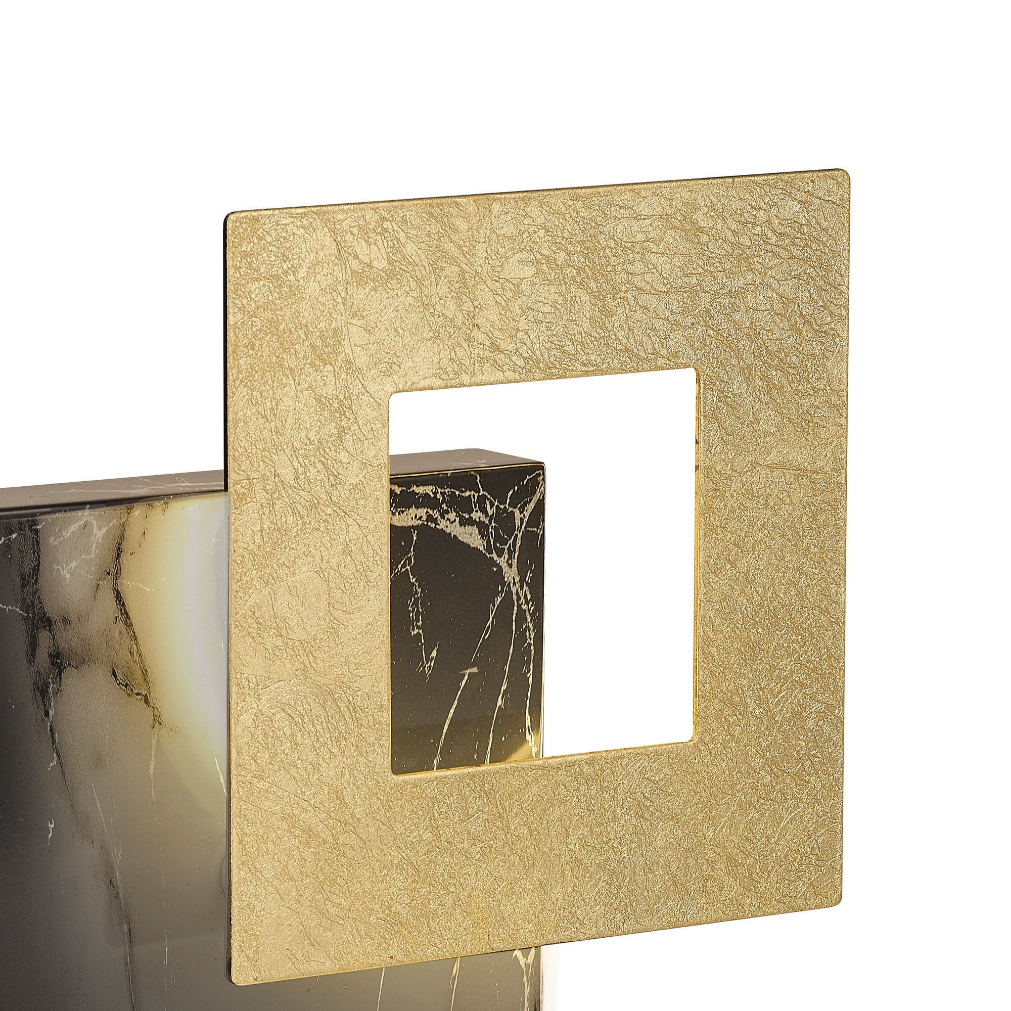 M8520 Dalia 25cm LED Table Lamp Gold/Marble Black