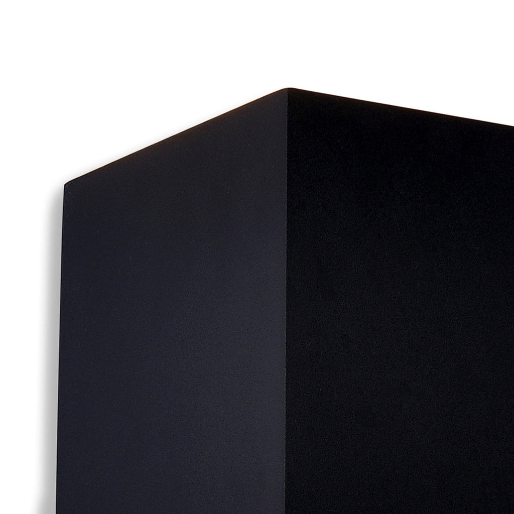 M8601 Davos Outdoor Square LED Wall Lamp Dimmable Sand Black