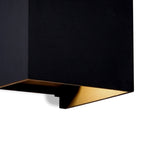 M8601 Davos Outdoor Square LED Wall Lamp Dimmable Sand Black