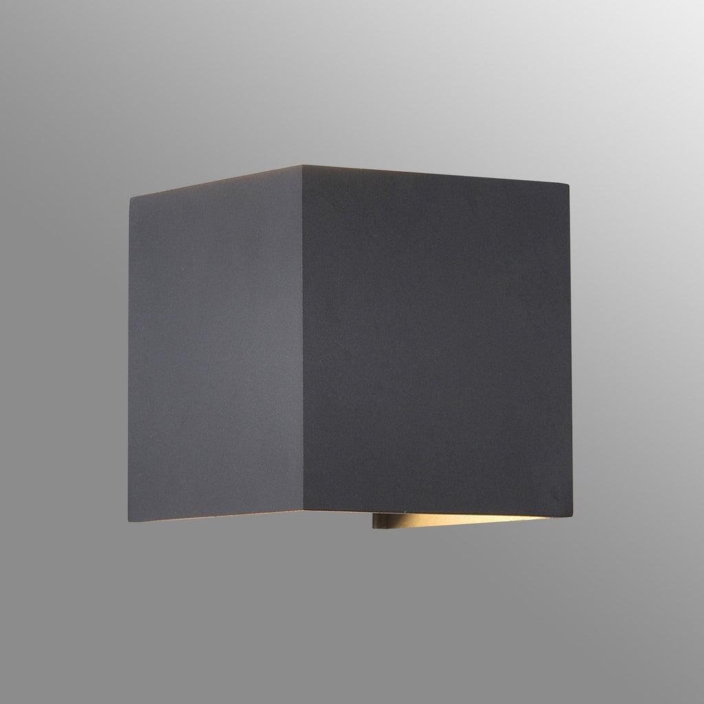 M8589 Davos Outdoor Square LED Wall Lamp Dimmable Anthracite
