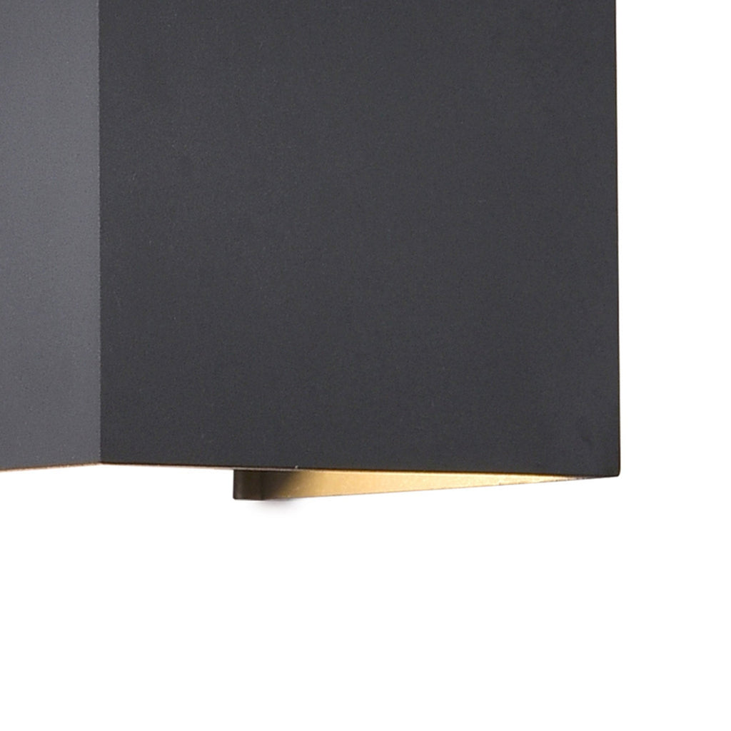 M8589 Davos Outdoor Square LED Wall Lamp Dimmable Anthracite