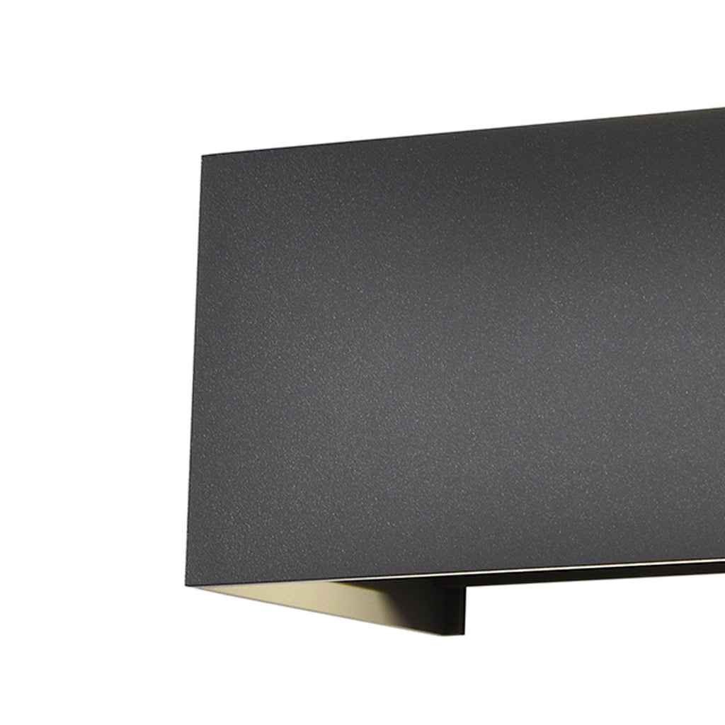 M8605 Davos Outdoor Rectangle LED Wall Lamp Dimmable Anthracite