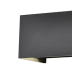 M8605 Davos Outdoor Rectangle LED Wall Lamp Dimmable Anthracite