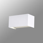 M8606 Davos Outdoor Rectangle LED Wall Lamp Dimmable White