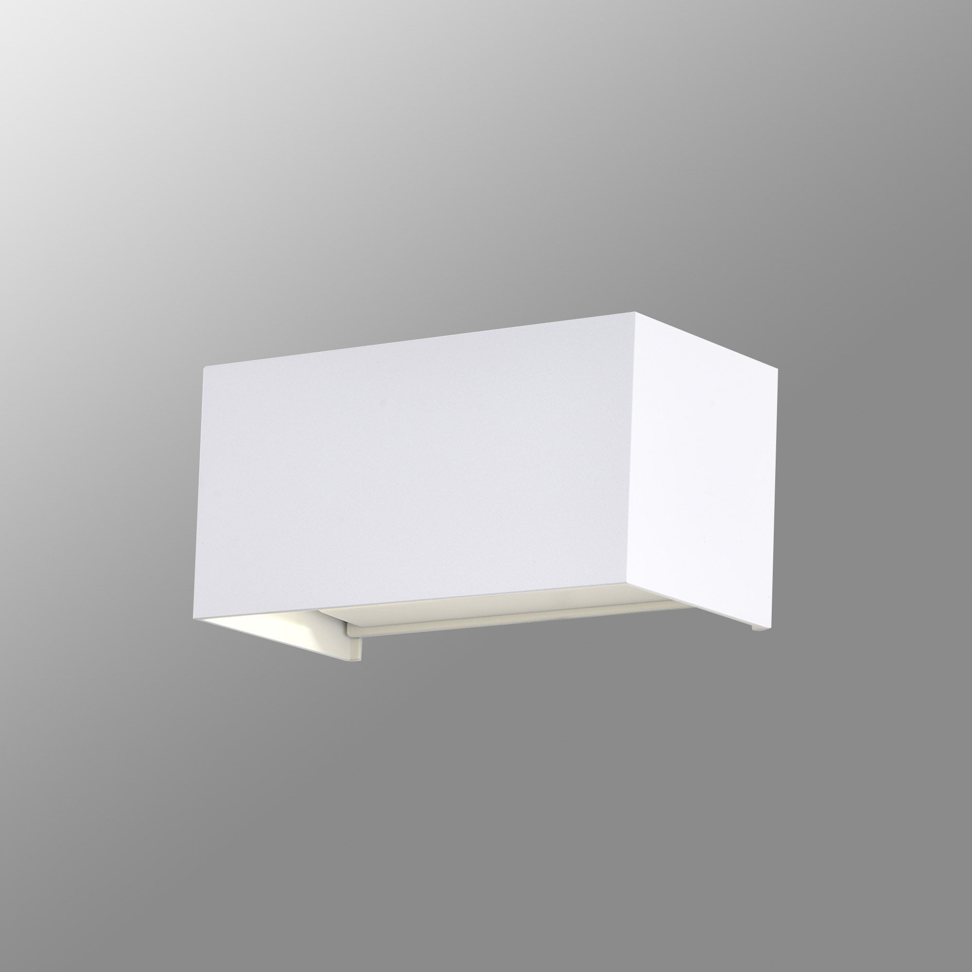 M8606 Davos Outdoor Rectangle LED Wall Lamp Dimmable White