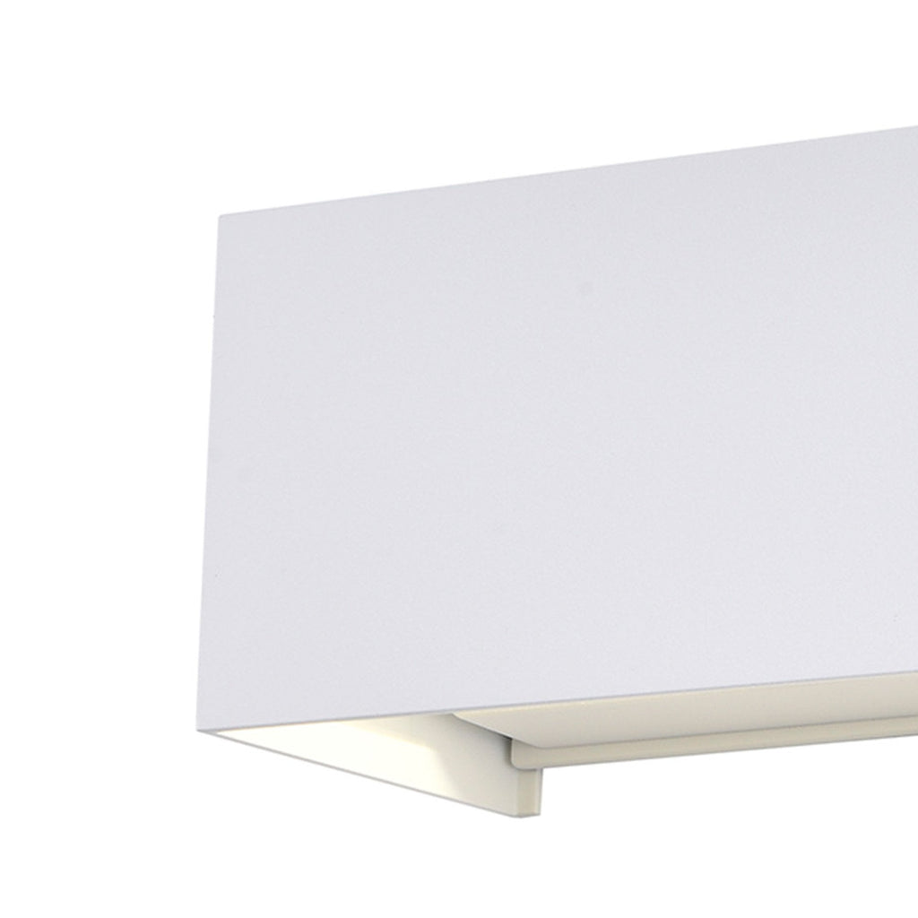 M8606 Davos Outdoor Rectangle LED Wall Lamp Dimmable White