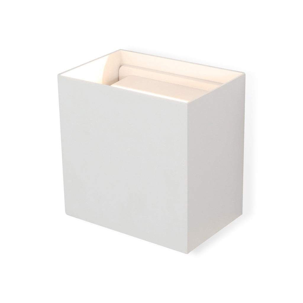 M8610 Davos Outdoor XL Square LED Wall Lamp Dimmable Sand White
