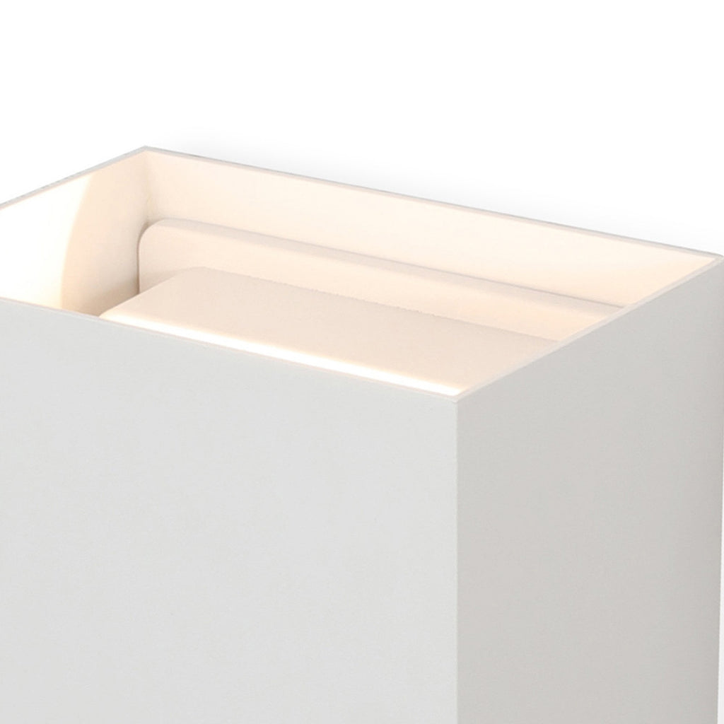 M8610 Davos Outdoor XL Square LED Wall Lamp Dimmable Sand White