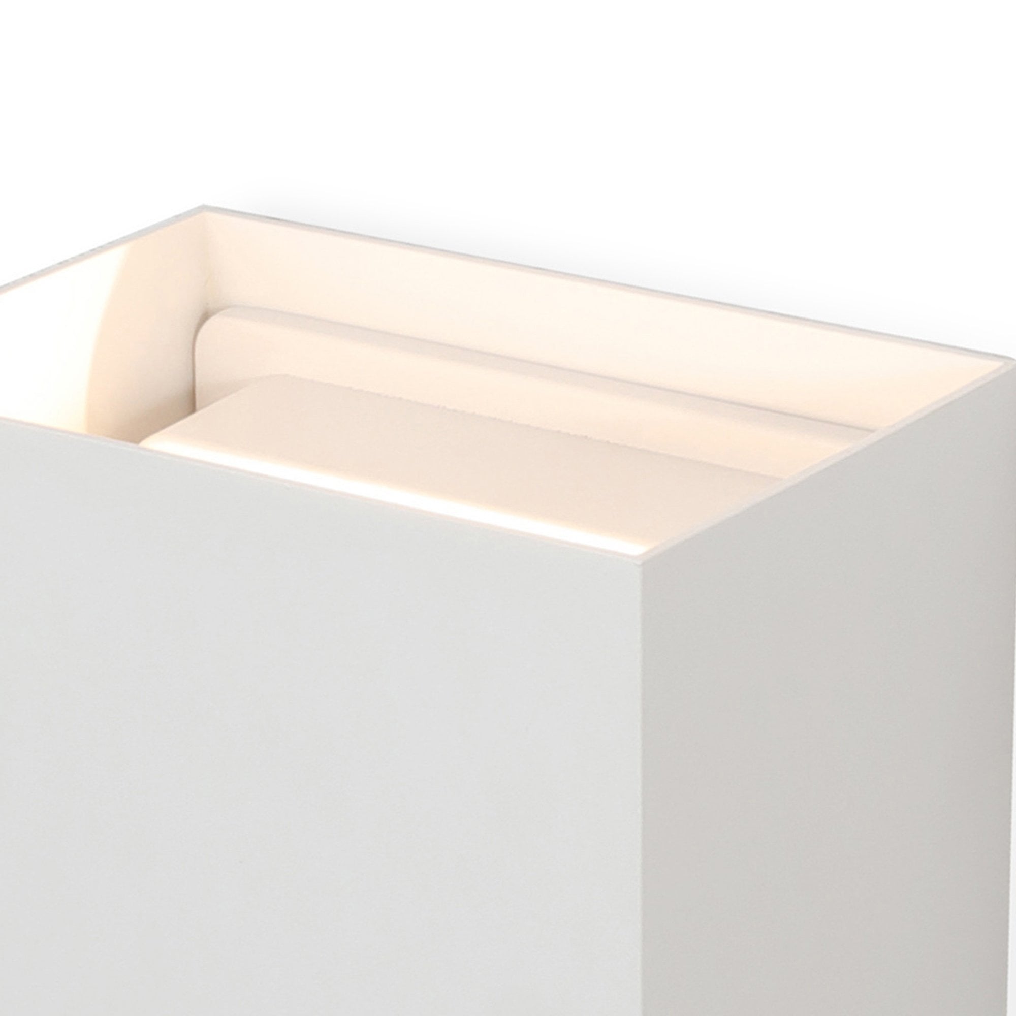 M8610 Davos Outdoor XL Square LED Wall Lamp Dimmable Sand White