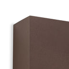 M8612 Davos Outdoor XL Square LED Wall Lamp Dimmable Rust Brown
