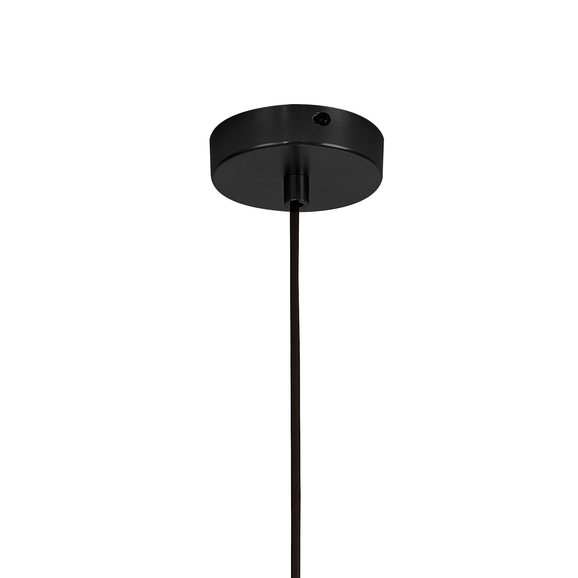 M8429 Gin 1 Light Pendant Black