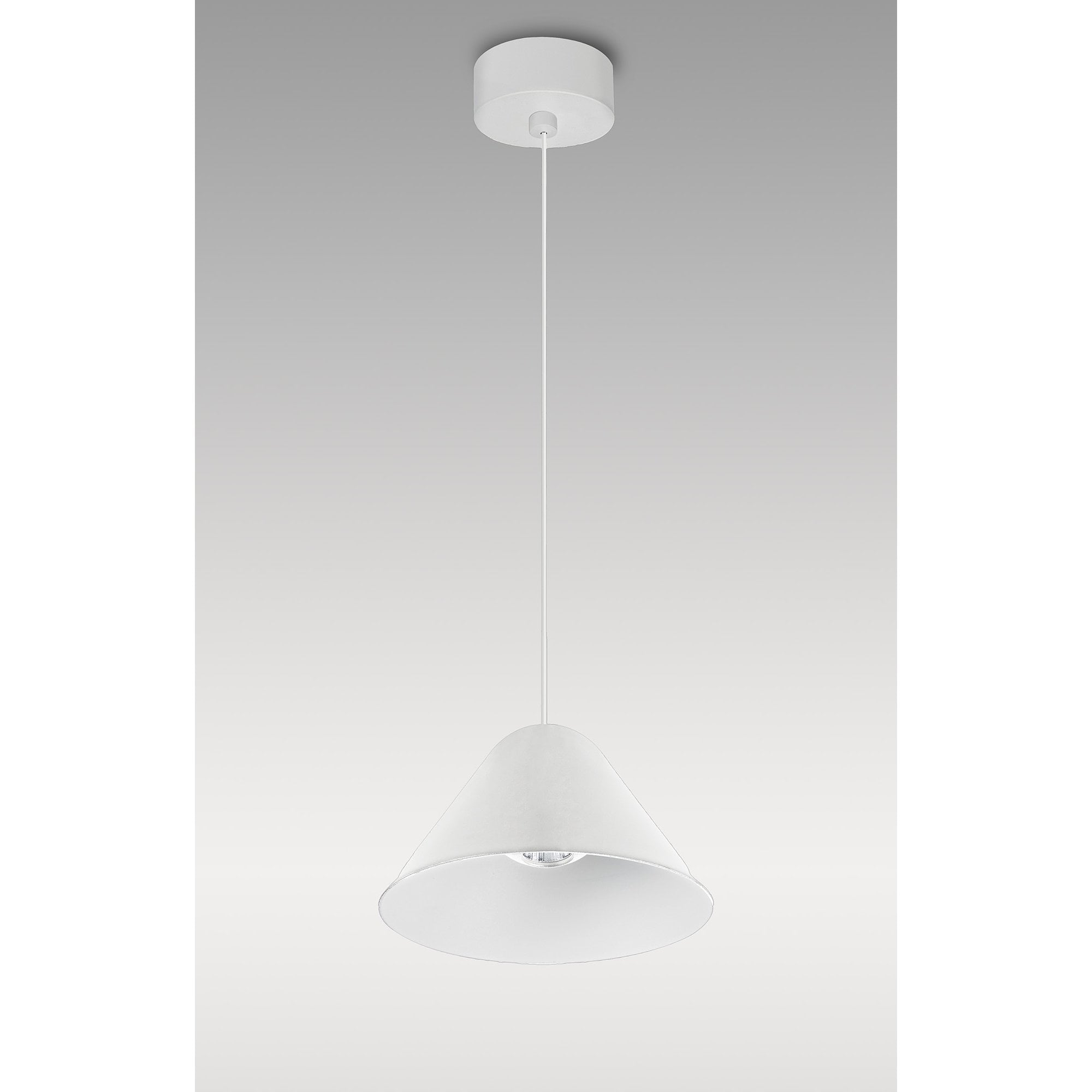 M8465 Gruissan LED Cone Pendant Matt White