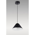M8466 Gruissan LED Cone Pendant Matt Black/Matt White (S)