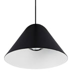 M8466 Gruissan LED Cone Pendant Matt Black/Matt White (S)