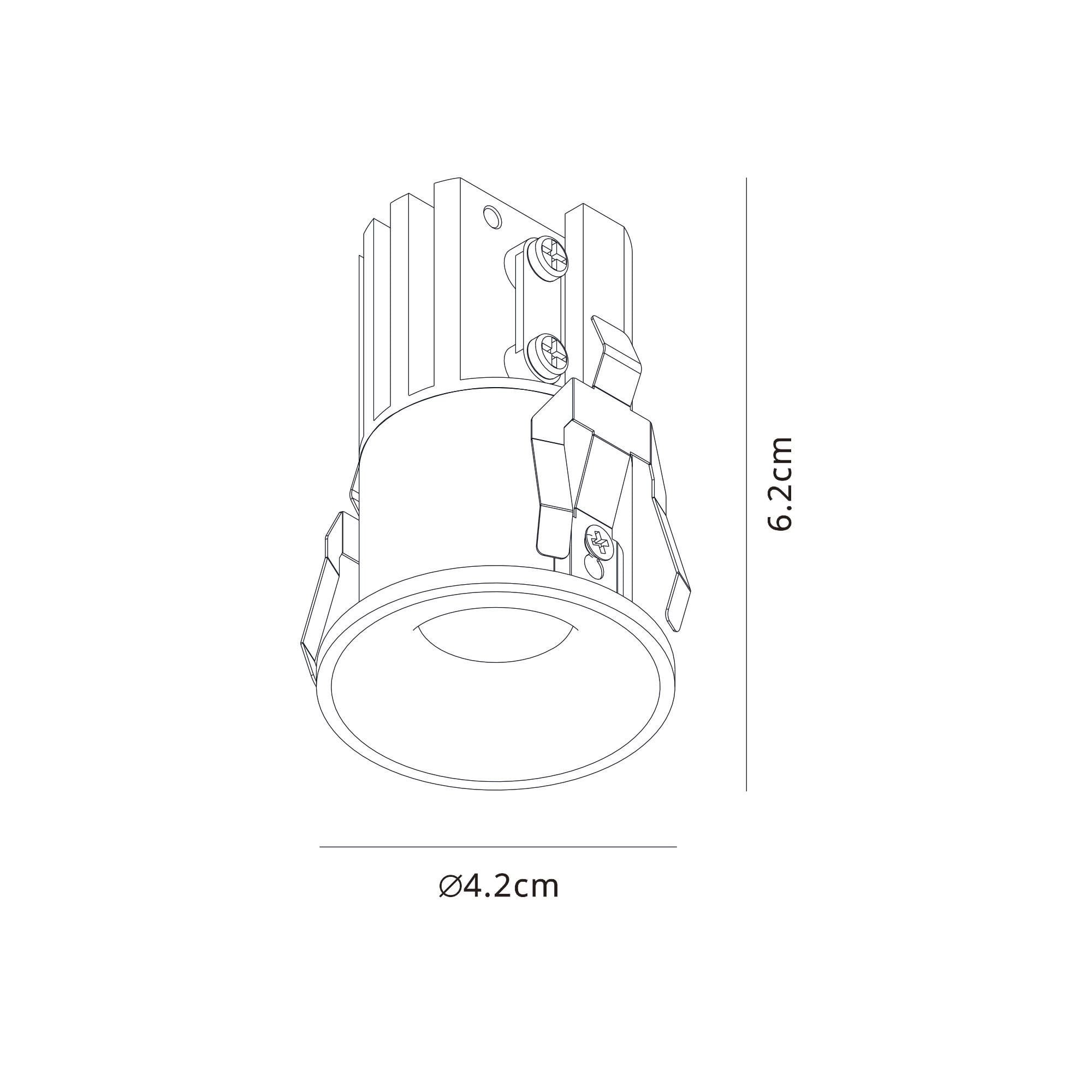 M8669 Hurgada Outdoor LED Recessed Spotlight Black