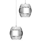 M5169 Khalifa LED Pendant Polished Chrome / Glass
