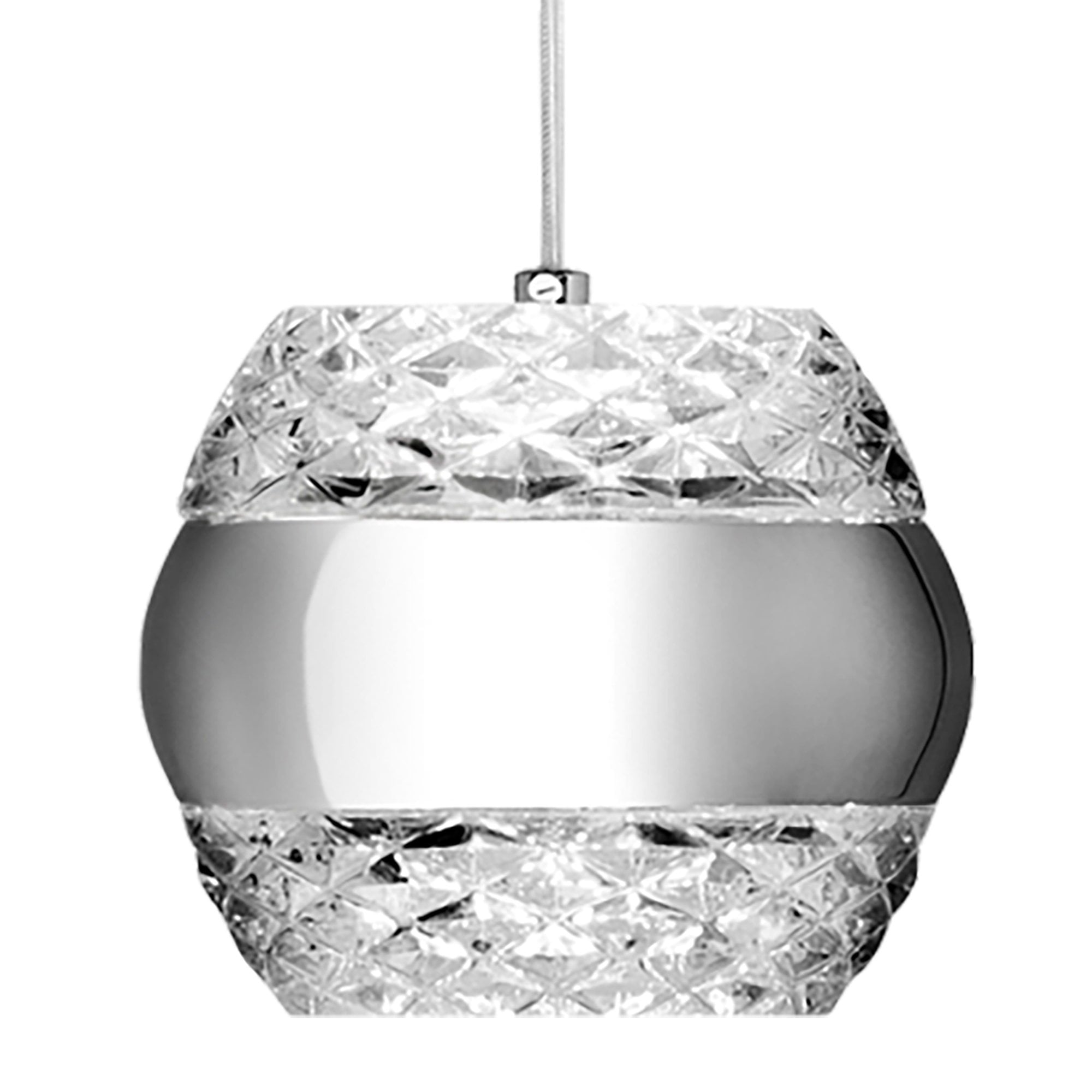 M5169 Khalifa LED Pendant Polished Chrome / Glass