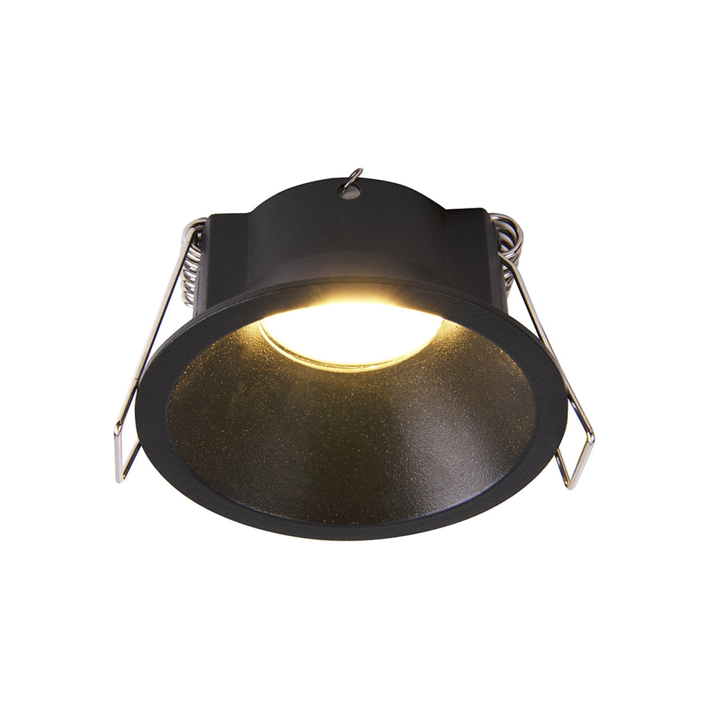 M8661 Kiel Outdoor Recessed Spotlight 6.6cm Black