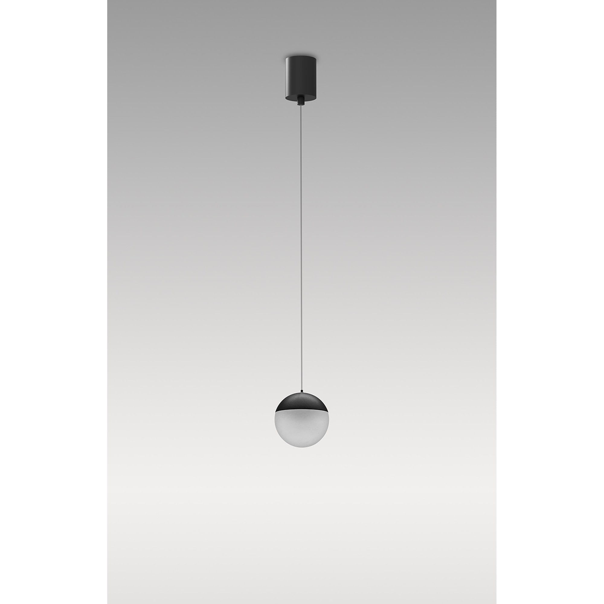 M8439 Kilda 1 Light LED Surface Pendant Black