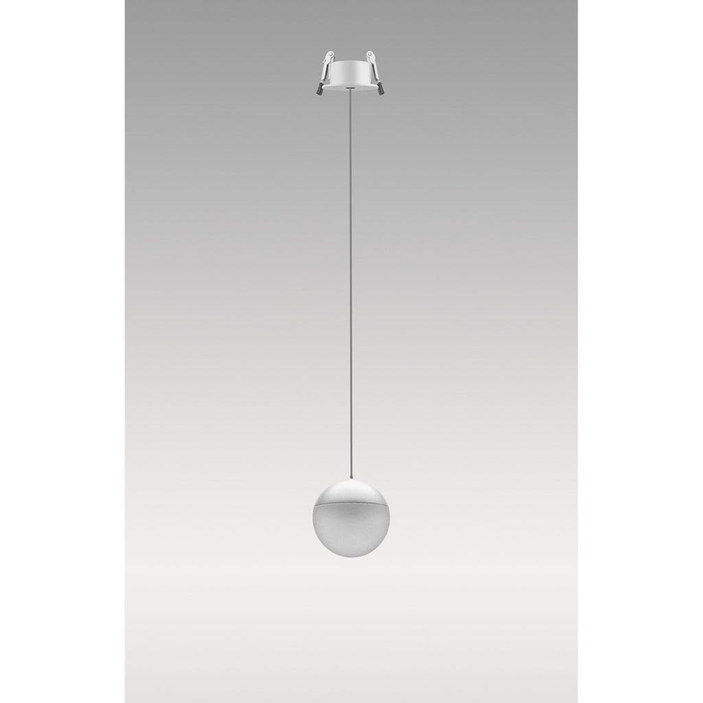 M8435 Kilda 1 Light LED Recessed Pendant White