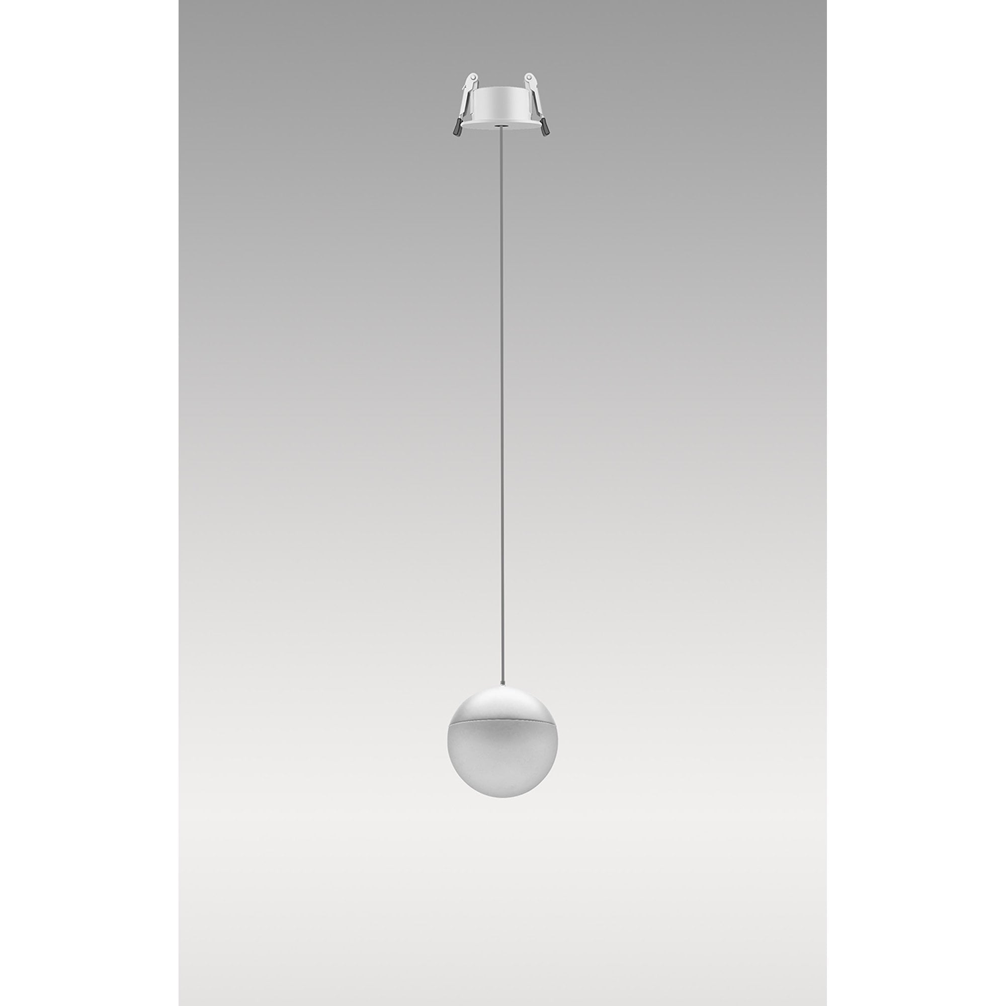 M8435 Kilda 1 Light LED Recessed Pendant White