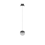 M8436 Kilda 1 Light LED Recessed Pendant Black