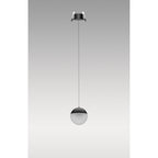 M8436 Kilda 1 Light LED Recessed Pendant Black