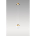 M8437 Kilda 1 Light LED Recessed Pendant Gold