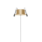 M8437 Kilda 1 Light LED Recessed Pendant Gold