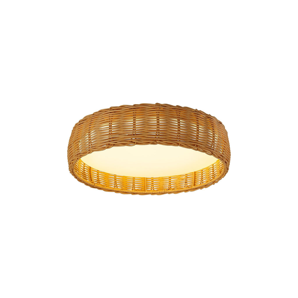 M8195 Kilimanjaro 24W LED Ceiling Light Beige Rattan