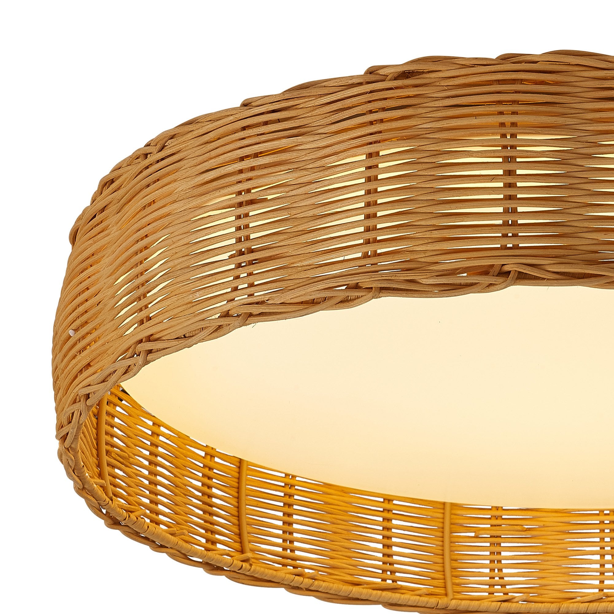 M8194 Kilimanjaro 36W LED Ceiling Light Beige Rattan