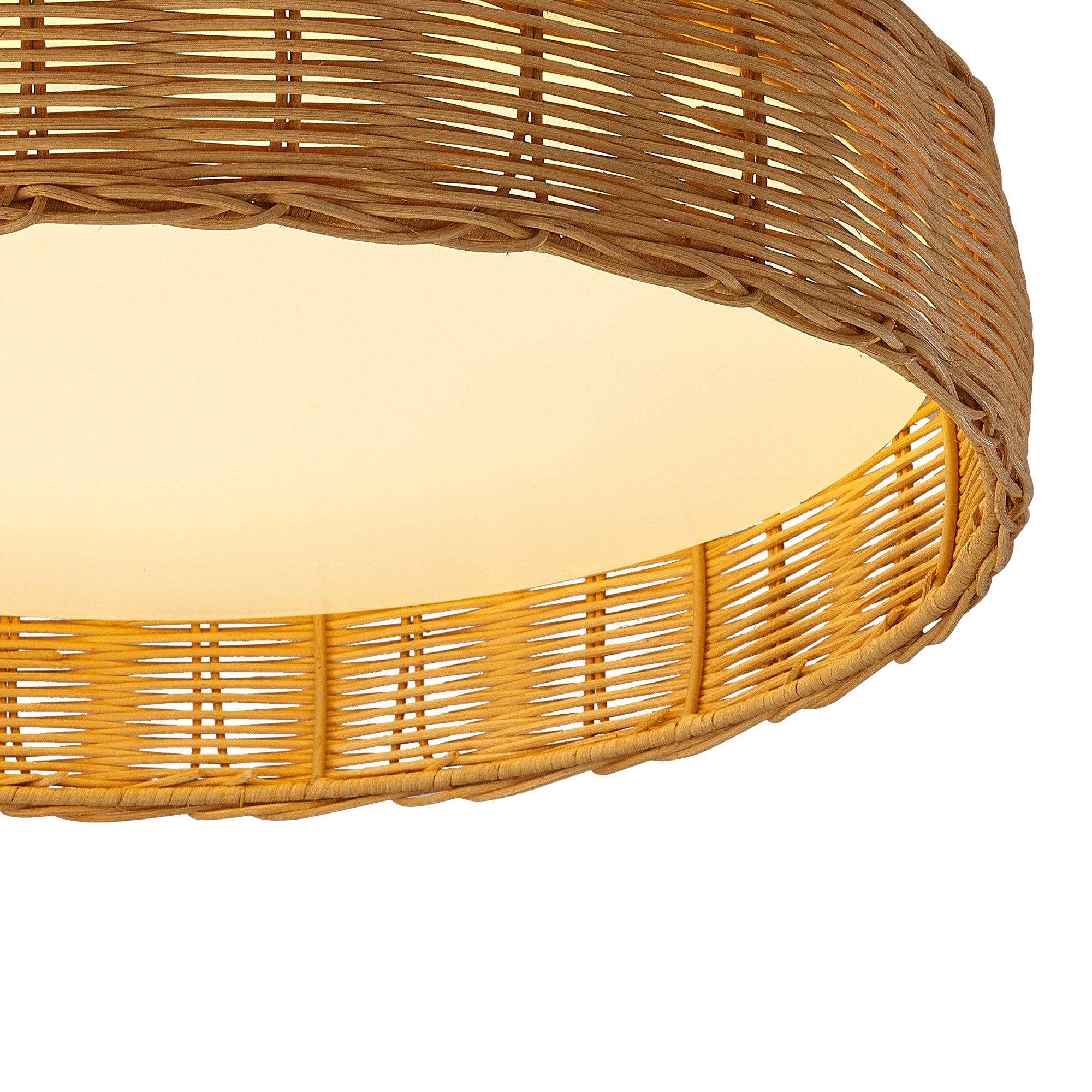 M8194 Kilimanjaro 36W LED Ceiling Light Beige Rattan