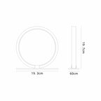 M8598 Kitesurf 20cm LED Table Lamp White