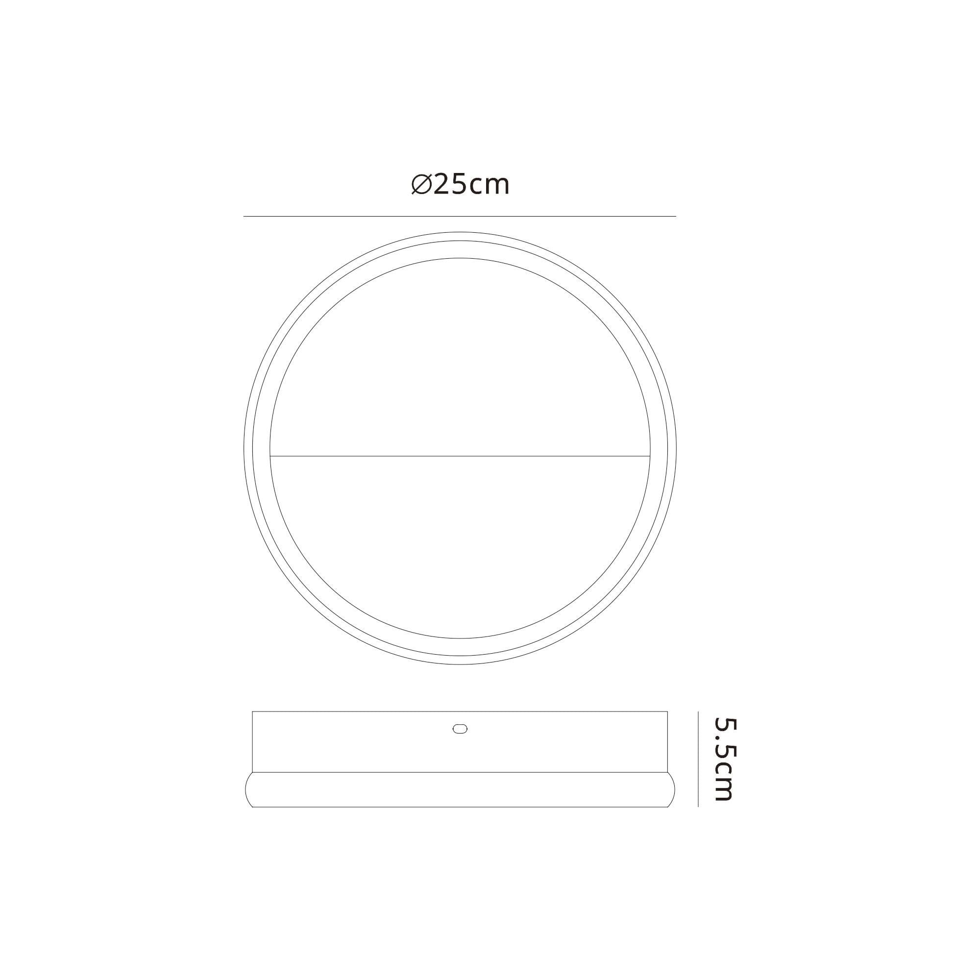 M8597 Kitesurf 25cm LED Wall Lamp White